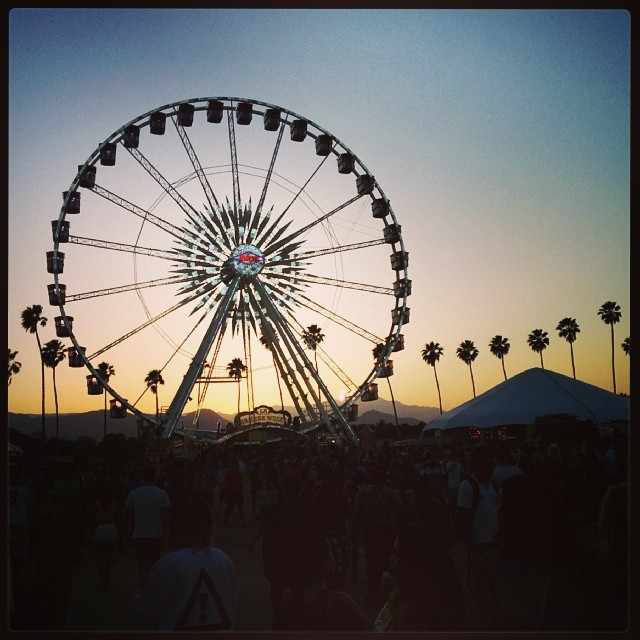 coachella sunset